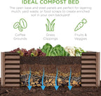 Best Choice Products 6x3x2ft Outdoor Metal Raised Garden Bed, Deep Root Box - Image 4