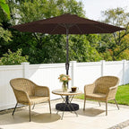 MEWAY 9ft Patio Umbrella Outdoor Table Umbrellas - Image 2
