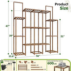 EnHomee Plant Stand Indoor for Multiple Plants Stand Outdoor - Image 8