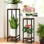 41" Tall Plant Stand Indoor, 2 Tier Plant stands - Image 4