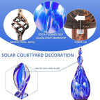 Solar Garden Lights Outdoor, Decorative LED Flame Garden Stakes, Hand Blown - Image 7