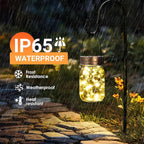 GIGALUMI Solar Mason Jar Lights, 12 Pack 30 Led String Fairy Lights Garden - Image 6