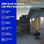hykolity Update 30W LED Wall Pack Light - Image 4