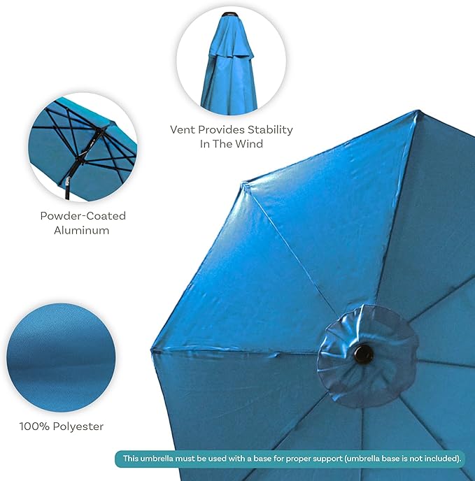 Sunnydaze Outdoor Patio Umbrella - Image 2