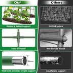 Cucumber Trellis for Raised Bed 48" L x 64" H, 16mm Heavy-Duty Metal A-Shape - Image 3