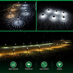 Super Bright Solar Lights Outdoor Waterproof-10 Pack, Dusk to Dawn Up to 12 Hrs - Image 4