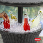 Keter Pacific Cool Bar Outdoor Patio Furniture and Hot Tub Side Table - Image 11