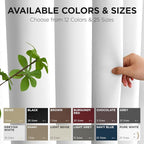 Joydeco Blackout Door Curtain for Doorway Privacy 108 Inches Long, Grommet - Image 7