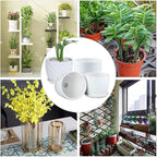 Plant Pots - 4.7 Inch Cylinder Ceramic Planters - Image 8