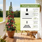 2 Pack Garden Trellis for Climbing Plants Outdoor, Vegetables - Image 7