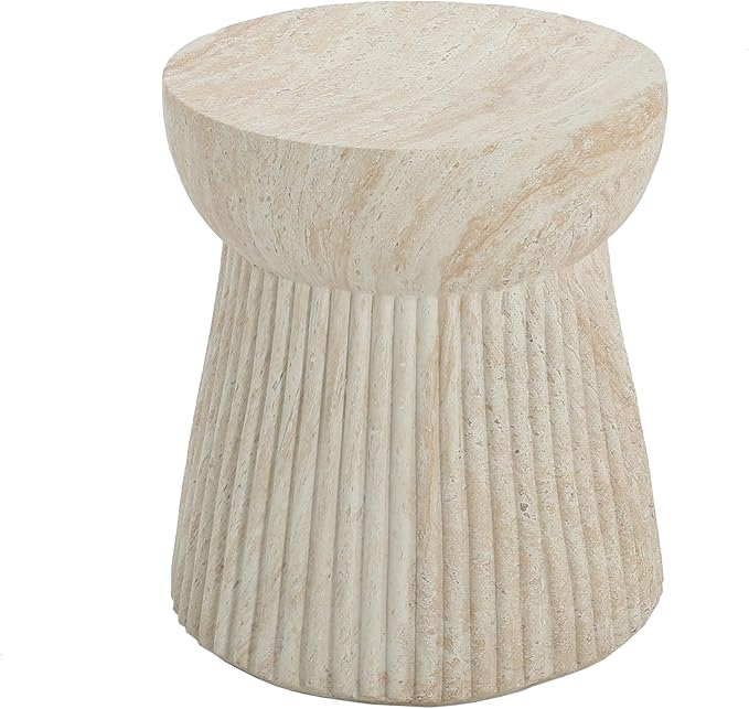 Christopher Knight Home Dila Patio Side Table, Lightweight Concrete End Table - Image 5