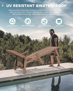 SERWALL Patio Chaise Lounge Chair - Image 5