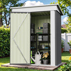 Patiowell 5x3 FT Outdoor Storage Shed, Garden Tool Shed - Image 7