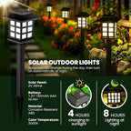 GIGALUMI Solar Outdoor Lights，16 Pack LED Solar Lights Outdoor Waterproof - Image 3