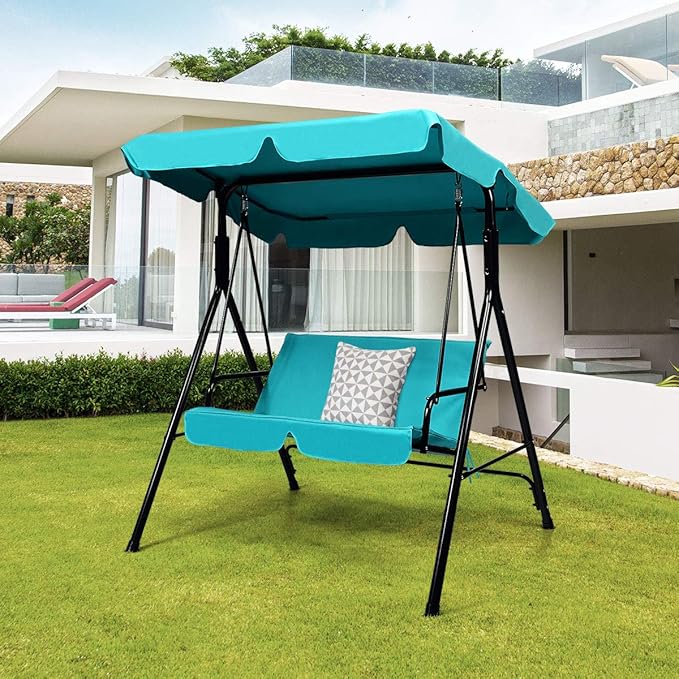 Tangkula 2 Person Porch Swing, Outdoor Swing - Image 2