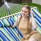 SUNCREAT Hammock with Stand 2 Person Heavy Duty, Freestanding Hammock with - Image 2