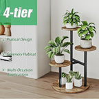 Plant Stand Indoor 4 Tier 5 Potted Multiple Flower Pot Holder - Image 5