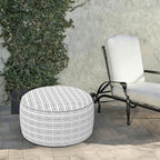 LVTXIII Indoor/Outdoor Extra Large Inflatable Ottoman Pouf D31 x H14 Inch - Image 2