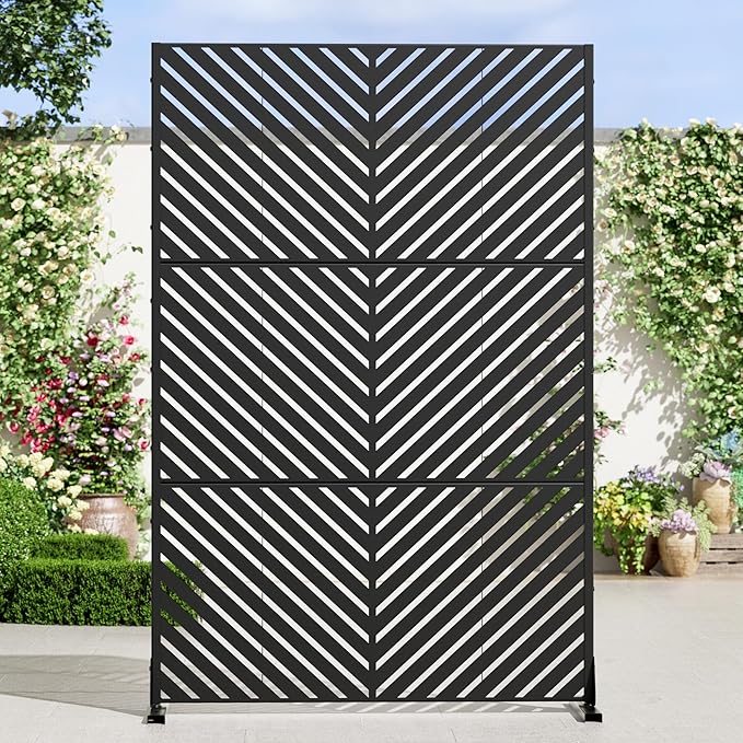 Casaphoria Metal Privacy Screen Outdoor by Casaphoria