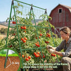 2 Pack Cucumber Trellis, A-Frame Vegetable Trellis - Image 7