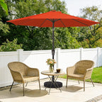 MEWAY 9ft Patio Umbrella Outdoor Table Umbrellas - Image 3
