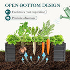 DUMOS Raised Garden Bed Outdoor, Large Metal Garden Bed - Image 3