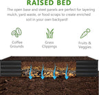 2PCS 9x3x1ft Galvanized Raised Garden Bed Kit, Metal Planter Box - Image 3