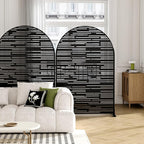 Casaphoria 72" H x 47" W Arched Metal Privacy Screen - Image 2