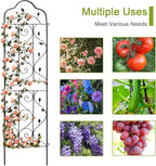 hogardeck 4 Packs 72 * 18 inch Metal Garden Trellis - Image 4