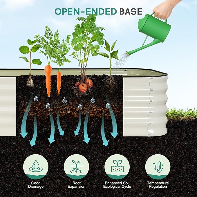 5 in 1Galvanized Raised Garden Bed - Image 7