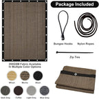 Artpuch 90% Sun Shade Cloth, 5 x 8 FT Pergola Shade Cover Canopy - Image 7