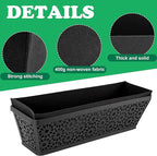 Adnee 2 Pcs 24 Inch Fabric Plant Window Box Liners-Rectangular Non-Woven - Image 3