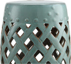 Outsunny 13" x 18" Ceramic Garden Stool - Image 9