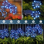 Solar Garden Lights 2 Pack Waterproof Swaying Starburst Light Solar Outdoor - Image 5