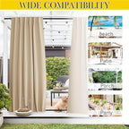 NICETOWN 2 Panels Outdoor Curtains - Image 7