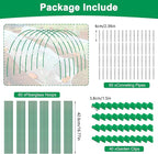 Greenhouse Hoops Grow Tunnel, 10 Sets of 8FT Long Garden Hoops - Image 2
