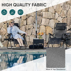 NEWBULIG Zero Gravity Chair Set of 4, Lounge Chair Folding Portable Adjustable - Image 3