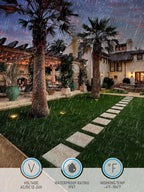 LEONLITE Dia. 4 Inch Well Lights Landscape LED In Ground, Grated Top, 3000K - Image 3