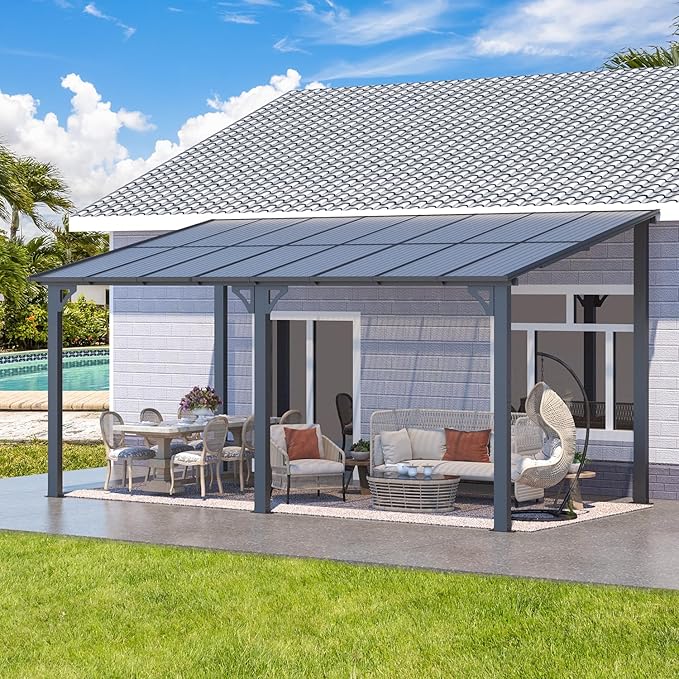AECOJOY 16' x 8' Gazebo Outdoor Pergola - Image 4