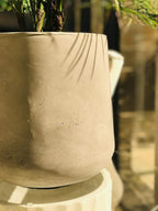 Kante 11.6" Dia Round Concrete Planter, Outdoor Indoor Large Plant Pots - Image 12