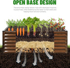 SnugNiture Galvanized Raised Garden Bed 4x4x2FT Outdoor Large Metal Planter Box - Image 4