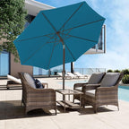 JEAREY 9FT Outdoor Patio Umbrella Outdoor Table Umbrella - Image 4