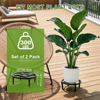Metal Plant Stand Indoor Outdoor, Heavy Duty Plant Riser, Sturdy Flower Pot - Image 4