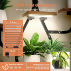 Plant Stand Indoor with Grow Light, 8 Tiered 48" Small Plant Shelf, Corner - Image 3