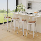 Yongchuang 24 inch Barstools Set of 2 Counter Height Bar Stools Farmhouse - Image 7
