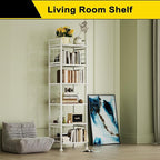 GIOTORENT 6-Wire Standing Storage Shelves, Metal Shelving Unit Pantry Rack - Image 4