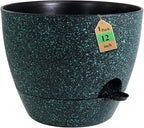12 inch Large Self Watering Pots, Plant Pots by WSMKSZ