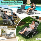 Suteck Oversized Zero Gravity Chair, 29In XL Lounge Chair w/Removable - Image 7