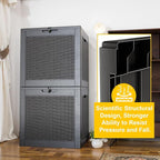 31 Gallon Outdoor Deck Box, Lockable Waterproof Outdoor Storage Boxes - Image 5