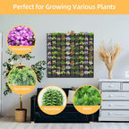 Hanging Planting Grow Bags, 90 Pockets Wall Planter Wall Mounted Grow Bag - Image 5